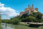 Melk, Austria. Melk Abbey, famous UNESCO site. Art Print